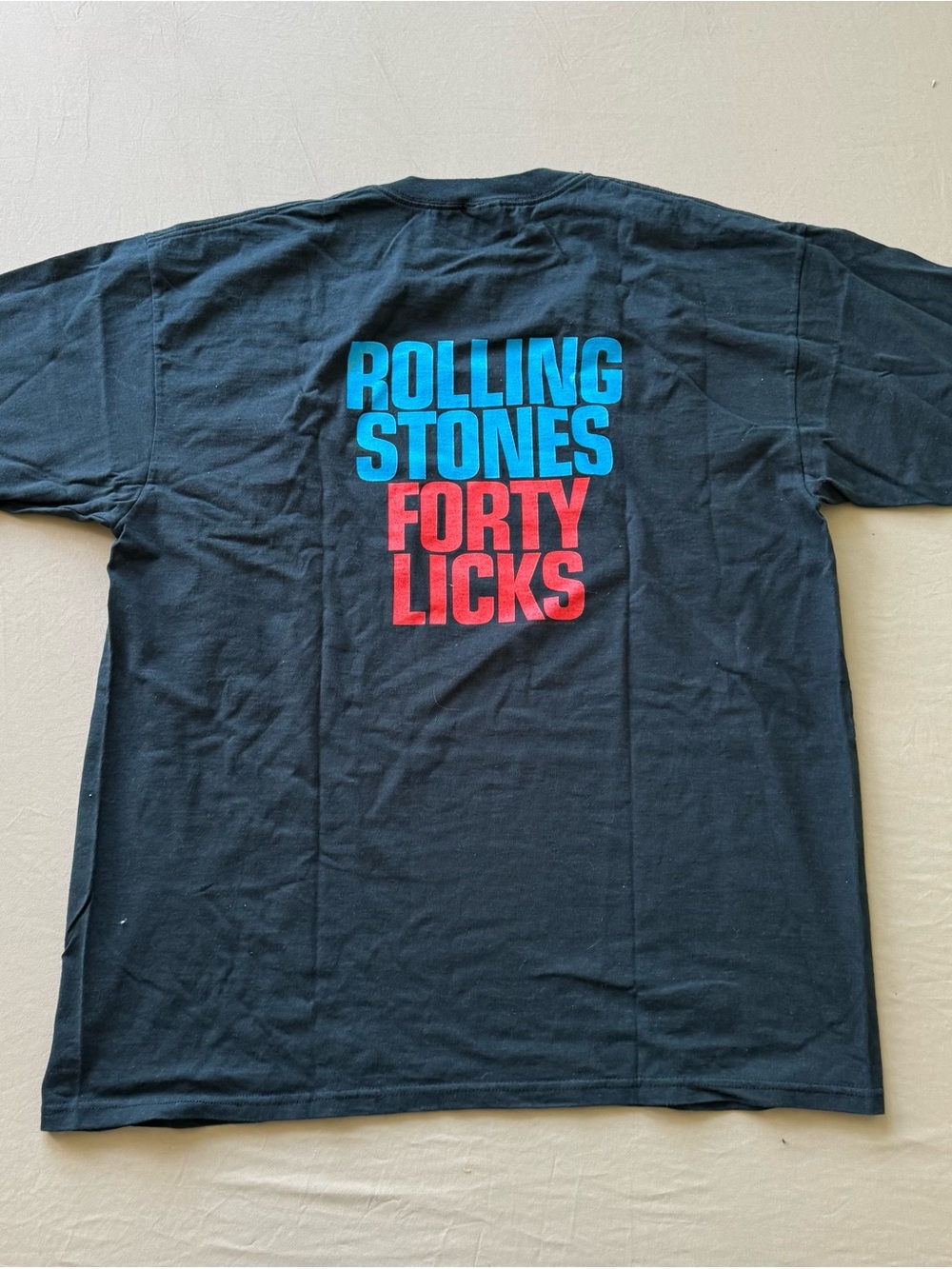 vintage The Rolling Stones Forty Licks Tour Tee